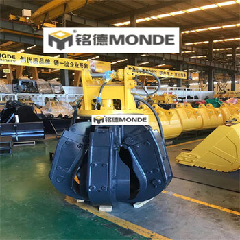 挖機用液壓旋轉(zhuǎn)抓鋼機廢鋼抓取挖掘機蓮花抓具挖機蓮花抓鋼機