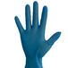 一次性复合丁腈手套合成pvc手套蓝色防护