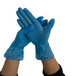 一次性蓝色复合丁腈手套美容美发厨房电子实验室工业合成混丁手套