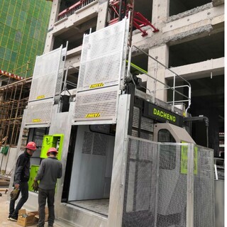 垂直导轨式施工升降机、人货施工电梯价格图片2