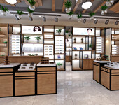 武威眼镜店装修设计公司武威眼镜柜台定做厂家展柜制作