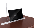 無紙化會議系統液晶屏升降器電腦顯示屏桌面麥克風一體機升降器