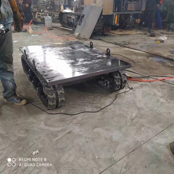 履帶底盤液壓行走履帶底盤小型橡膠履帶車底盤工程履帶底盤