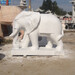 石雕漢白玉大象動物設計制作現貨圖