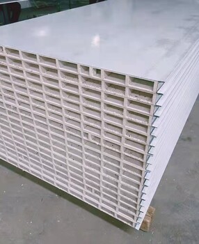 供应机制玻镁净化彩钢板中空玻镁板夹芯板生产A级阻燃中空玻镁板
