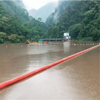 環(huán)海塑料制品滾塑一體式河道湖面垃圾攔截浮排