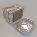 小型长方形带盖铝箔容器餐具一次性食品级烧烤烘焙餐饮用具