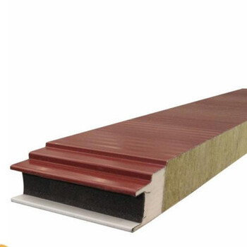 腾威彩钢聚氨酯封边岩棉保温板屋面板安装周期短