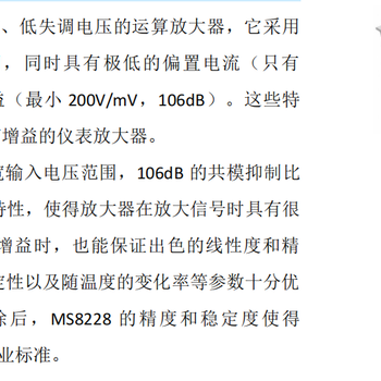 瑞盟科技推出的MS8228，可替代OP2177