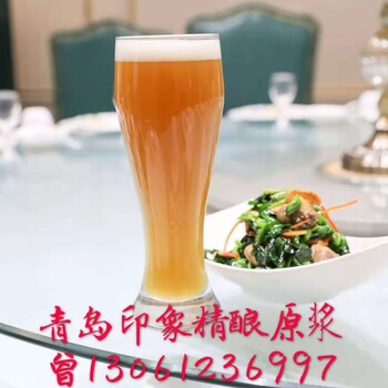 广西贺州原浆啤酒招商加盟青岛印象精酿啤酒