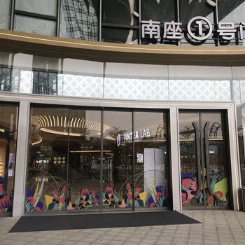 南海不锈钢自动门，铝合金包框自动门安装维修，丰本施工团队