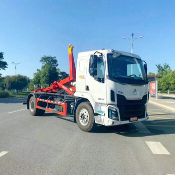 天龍后八輪勾臂垃圾車勾臂垃圾車環(huán)衛(wèi)車廠家