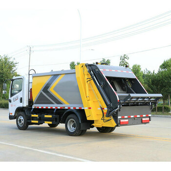 6方压缩式垃圾车生产厂家5吨大型压缩垃圾车