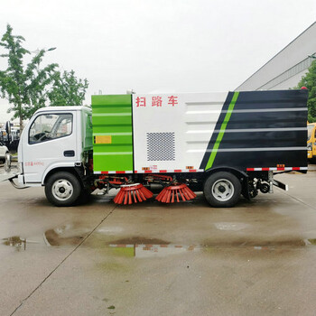 洗掃掃路車銷售東風(fēng)天錦8方掃路車