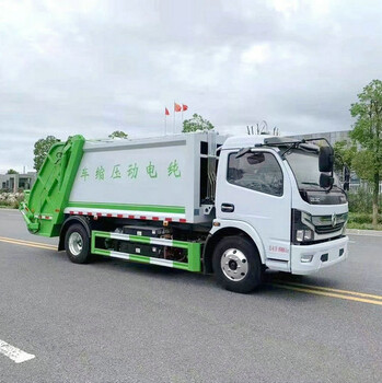 压缩垃圾车后装式10吨绿化垃圾压缩垃圾车