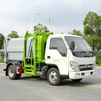 藍牌壓縮垃圾車報價國六8方后裝壓縮垃圾車