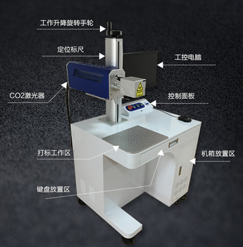 厂家供应动态聚焦激光打标机光纤激光打标机30W自动化打码机