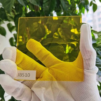 南通振华提供有色光学玻璃截止型金色滤光片JB系列