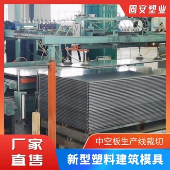 江苏镇江建筑塑料模板加工厂批发12-18mm轻质中空水泥围墙板