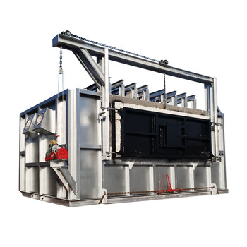 同创供应大型燃油式熔铝炉设备运行稳定8吨矩形炉