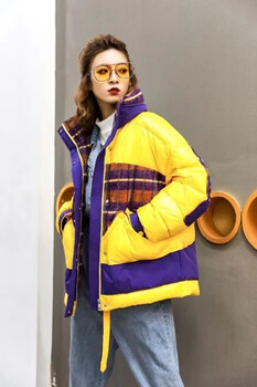 杭派個性潮牌羽絨服圣尚鵝絨服品牌女裝尾貨貨源批發(fā)走份