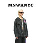 MNWKNYC大眼球春秋（新）款韩版宽松时尚洋气短款简约牛仔外套