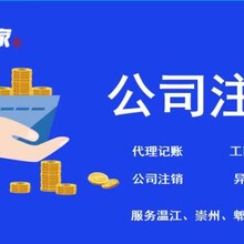 温江崇州工商注册、代理记账、财务咨询