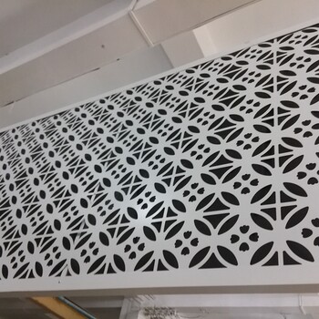 石家庄工厂背景墙镂空铝板可雕刻加背衬板设计深化图纸