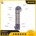 業(yè)勤廠家定制斗式上料機(jī)顆粒提升機(jī)鏈板輸送機(jī)礦山輸送機(jī)