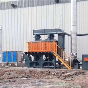 家具廠空氣凈化2萬風量廢氣處理催化燃燒裝置洛陽鑫友瑞定制