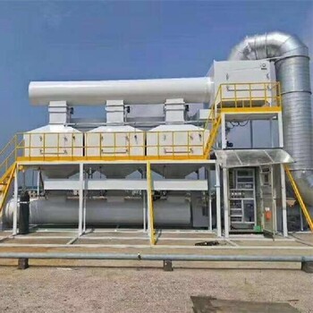 周口鑫友瑞定制輕工業廢氣凈化1萬5千風量催化燃燒裝置