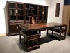 王義紅木古典書房家具,普通大紅酸枝書桌造型美觀
