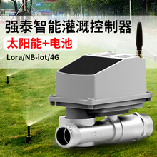 深圳強泰品牌太陽能智能灌溉系統手機控制Lora定時澆水器