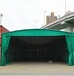 大型移动雨棚伸缩推拉蓬救灾帐篷透明大棚户外排挡遮阳推拉棚