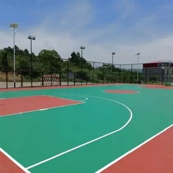 江西硅PU丙烯酸球場南昌籃球場施工各類球場翻新體育場地工程