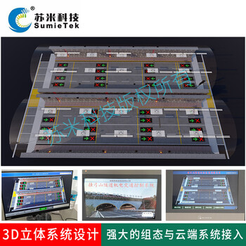 苏米科技高速公路隧道PLC主控制柜组态软件隧道机电PLC自控系统