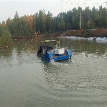 河道清洁船池塘垃圾清理船景区水面垃圾打捞船