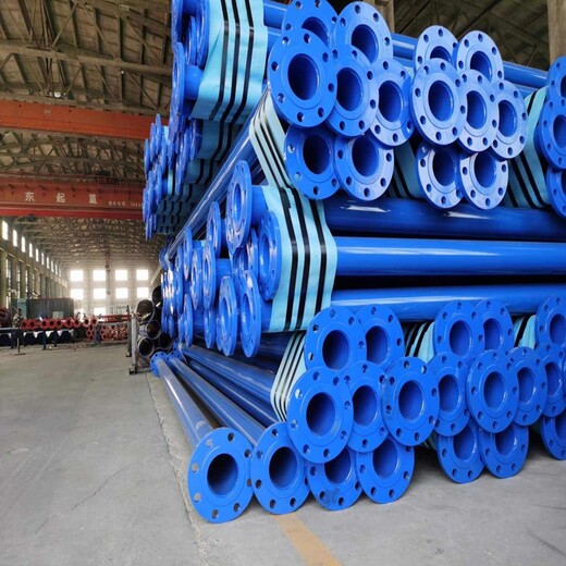 扩口涂塑钢管大口径给排水涂塑复合钢管涂塑钢管厂家