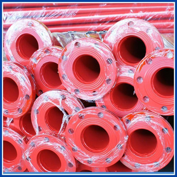 输水涂塑钢管消防管道涂塑钢管机械强度高