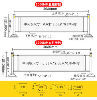 陽(yáng)泉市盂縣小區(qū)道路護(hù)欄城市道路護(hù)欄多少錢