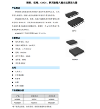 MS8608低噪声运算放大器—pin对pin兼容AD8608