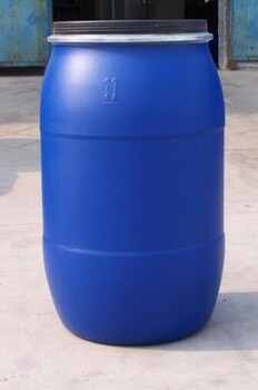 开口塑料桶200升容量大开口塑料抱箍桶