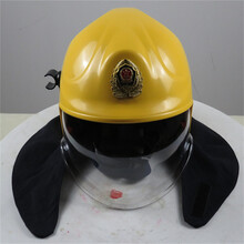新型歐式消防頭盔F600全盔型設計消防頭盔圖片