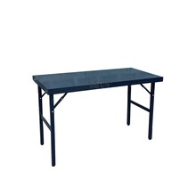 藏青钢制作业桌折叠桌