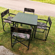 兵耀DX-CUZ057野战吹塑餐桌军绿色吹塑折叠桌