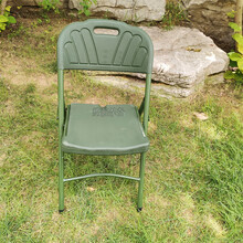 兵耀DX-CSY016军绿吹塑折叠椅吹塑椅