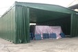 大型推拉雨棚活动伸缩厂房雨篷户外排挡汽车电动车遮阳帐篷