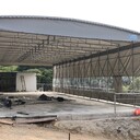 定制大型戶外推拉雨棚伸縮式遮陽棚大排檔夜宵防雨蓬30米35米