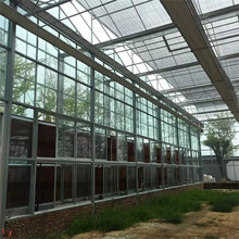 PC版温室连栋玻璃阳光板大棚全自动安装种植花卉展览昌越温室