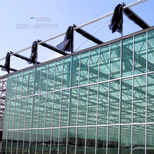PC版智能玻璃温室连栋阳光板大棚全自动安装建造昌越温室